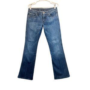 7 For All Mankind Women's Blue Boot Cut Jeans